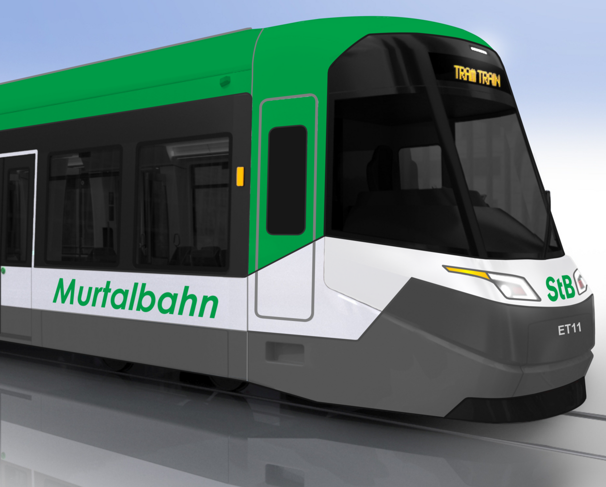 VDV-TramTrain Visualisierung Murtalbahn Führerstand