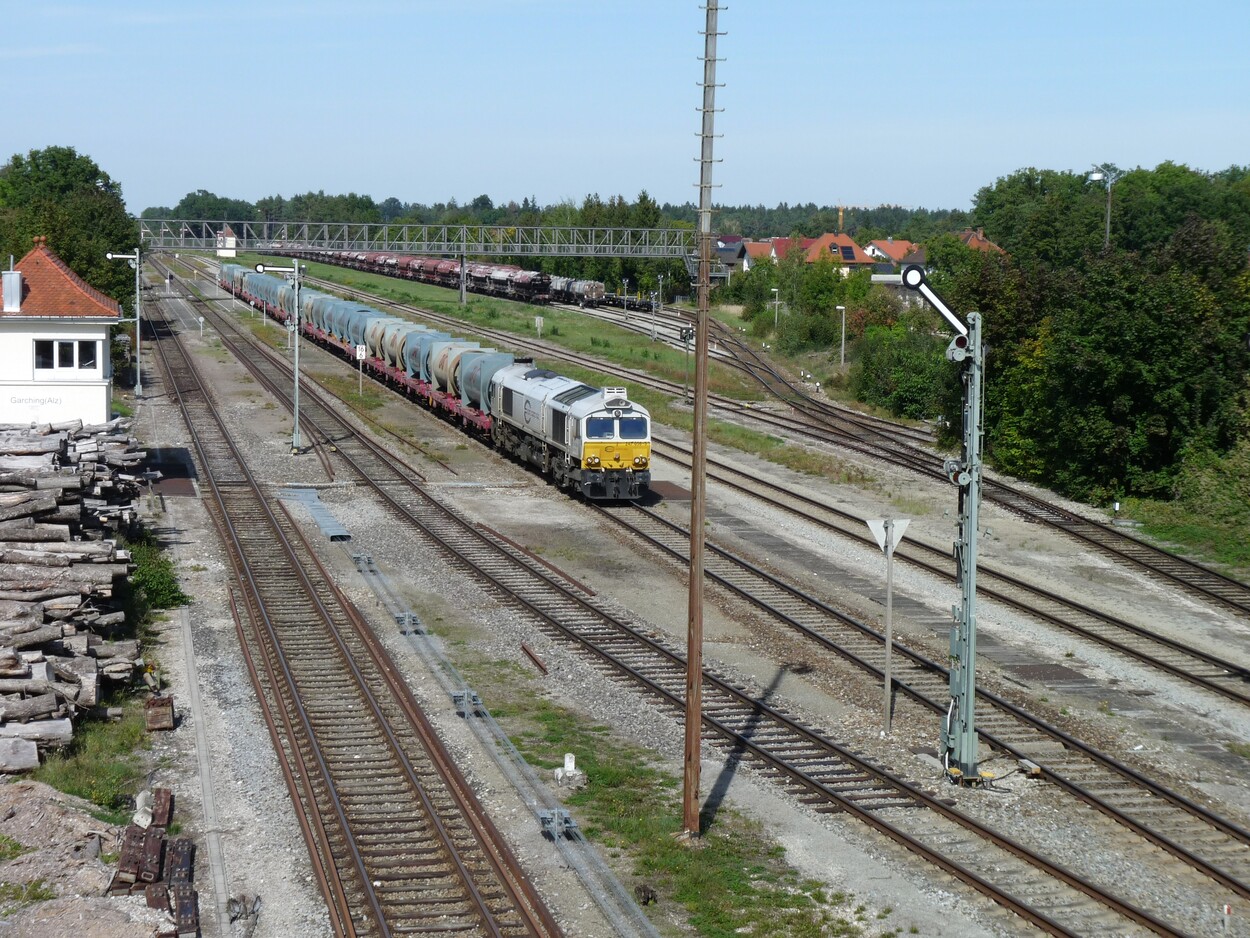 Umbauarbeiten im Bahnhof Garching/Alz