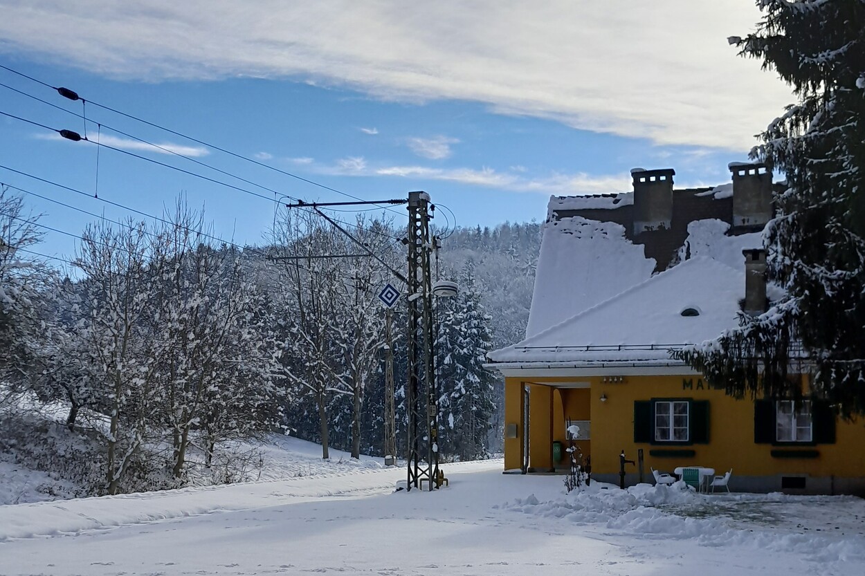 Gleichenberger Bahn im Winter 2021