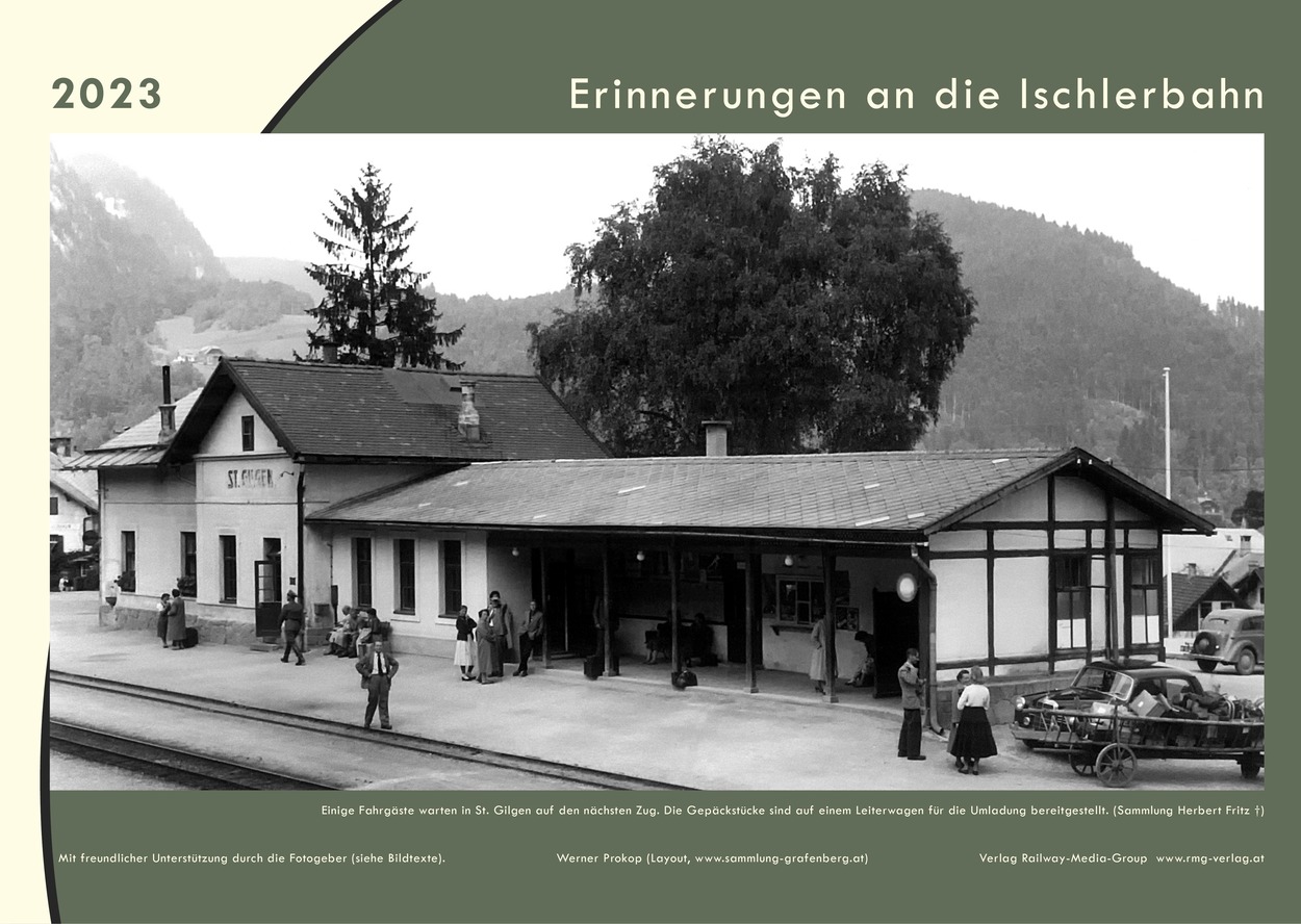 Kalender 2023 "Erinnerungen an die Ischlerbahn"